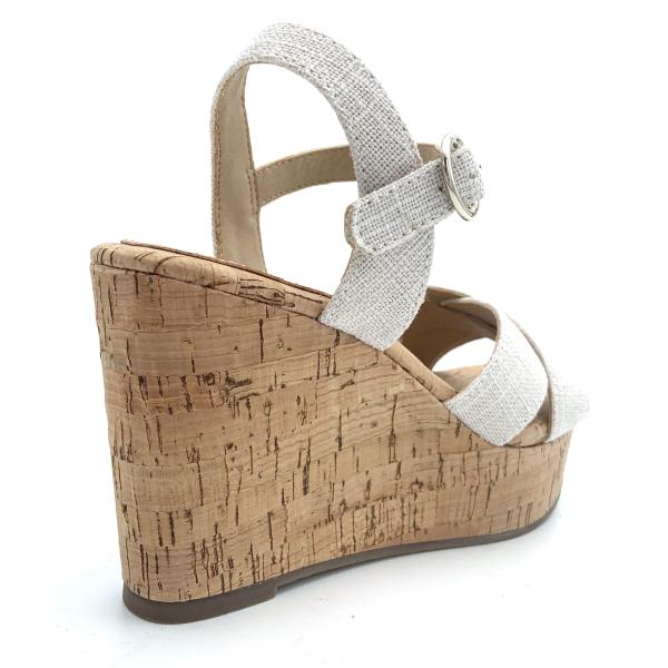 Blanco Negro Rhinestone Sandalias de tacones altos, zapatos de vestir de señoras tipo hebilla