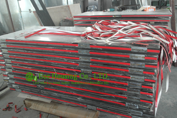 Flush Stainless Steel Doors And Frames With Glass Lites, Custom designed Fire Break Door