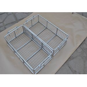 304 316 316L Stainless Steel Metal Wire Basket With Polishing Food Grade