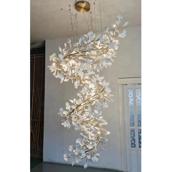 Большие огромные огромные подгонянные потолочные освещения полуфабрикат виллы привесной лампы 9500lm роскошные привесные