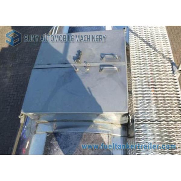 38000 L Chemical Oil Tank Trailer , Butyl Acetate Semi Trailer truck