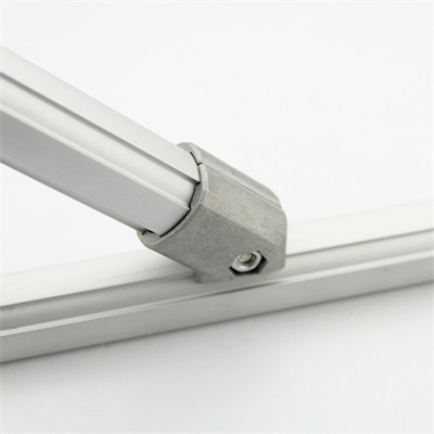 XY- D2 Degree Aluminum Extrusions Shapes , Custom Extruded Aluminum Connector Outer Type