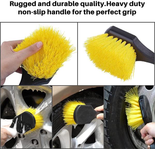 ODM Boars Hair Brush Car Detailing Kit For Air Vent Tire