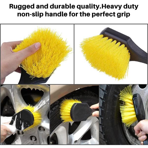ODM Boars Hair Brush Car Detailing Kit For Air Vent Tire