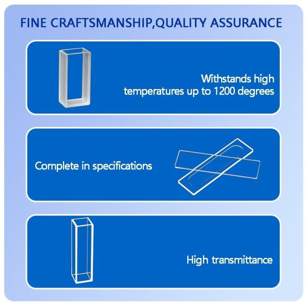 High Temperature Resistant Optical Grade Quartz Glass Plate Clear Fused Silica Sheet