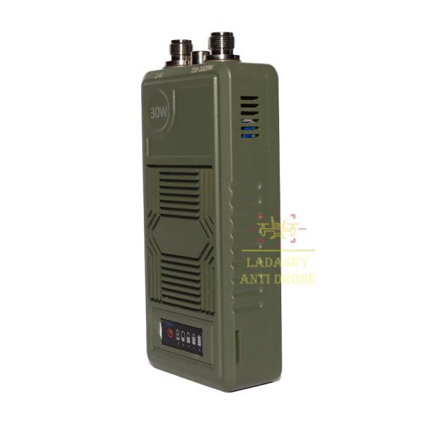 720-1020mhz +433mhz anti fpv drone High Gain Handheld Suppressor Anti Drone System 40W 50W One Band 700-1000mhz
