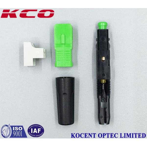 Reusable Fiber Optic Quick Connector Twin End Face Portable Easy Assembling