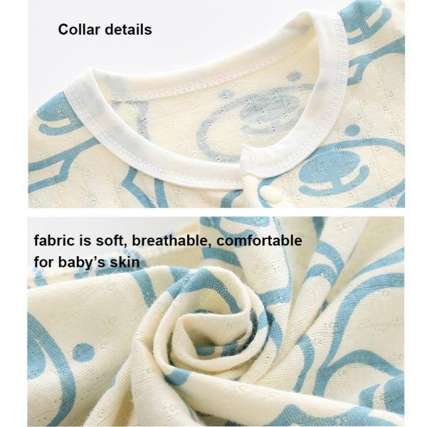 Wholesale Newborn Printing 100% Cotton Baby Romper Custom Unisex Baby Bodysuits