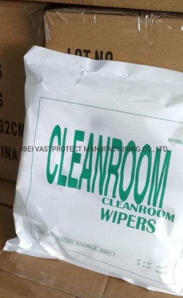 Cleanroom Wipers 9 Lint Free 100% Polyester Double Knit for Wiping Electronic Components