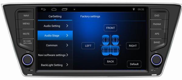 Ouchuangbo car radio dvd multimedia androi 8.1 for Skoda Fabia 2015 with 1080P 4*45 Watts amplifier gps nav BT
