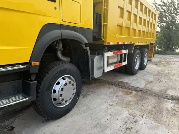 Used dump truck Howo 375hp 6x4wheel dump truck