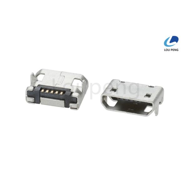 Overall pull out force 1.02kgf MIN MICRO USB Connector providing Connector insertion force 5 to 20N and Insulation resistance 100 Megohms Min for industrial