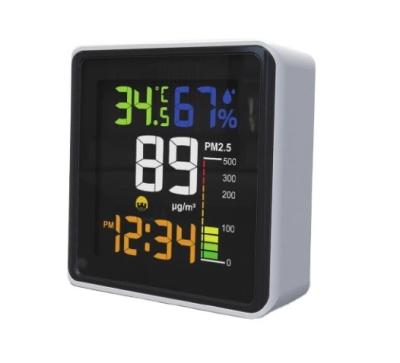 Temperature Humidity Air Quality Monitoring Device Portable PM2.5 Detector For LCD Digital Display