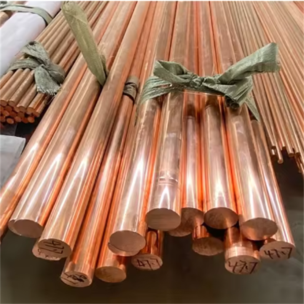 C11000 Electrolytic Copper Rod Bar 3mm-150mm Dia For Electrical Components