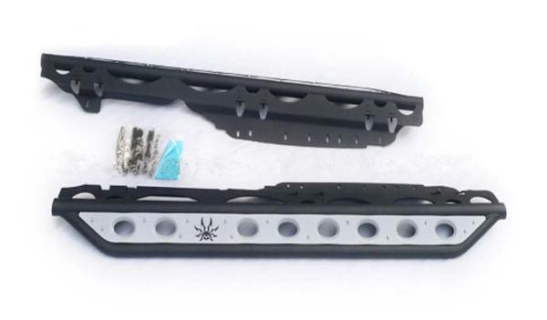 Steel Poison Sypder Rock Slider Running Board Side Step for Jeep Jk Wrangler 2/4 Doors 2007-Present Jk