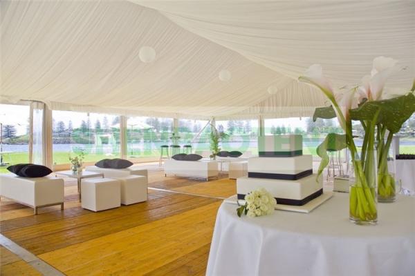 20x40 Exterior Big Party Marquee Tent Custom Space For Weddings High Reinforce Aluminum