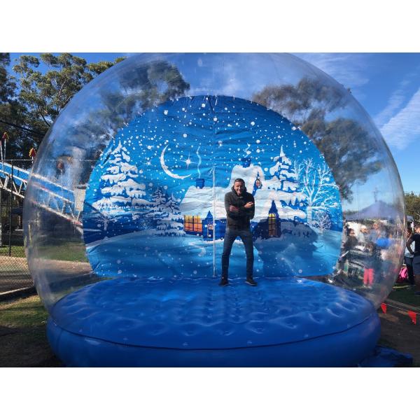 глобус снега ПВК Трапаулин 0.5мм на открытом воздухе раздувной для парка атракционов