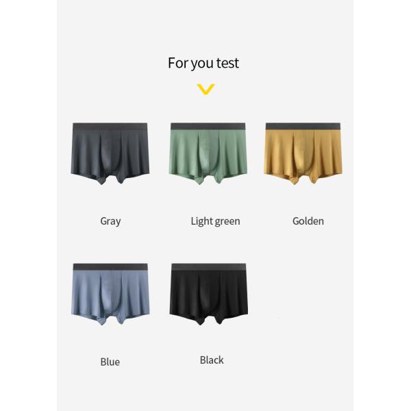 Custom Male Mens Seamless Boxers Breathable Modal Fabric Underwear Boxer Briefs