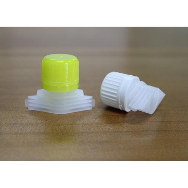 Colorful Plastic Spout Caps With Spout For Baby Food Side Gusset Bag / Nozzle Cover