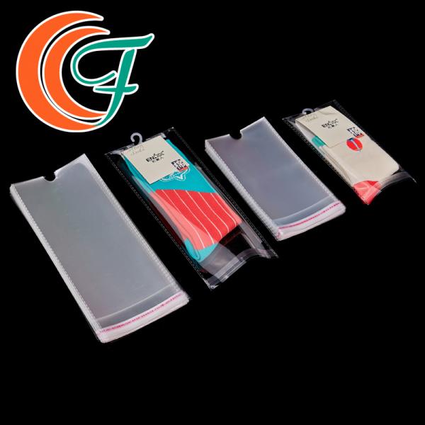 Водоустойчивые полиэтиленовые пакеты OPP Resealable подгоняют сумку носков спорта само- герметизируя