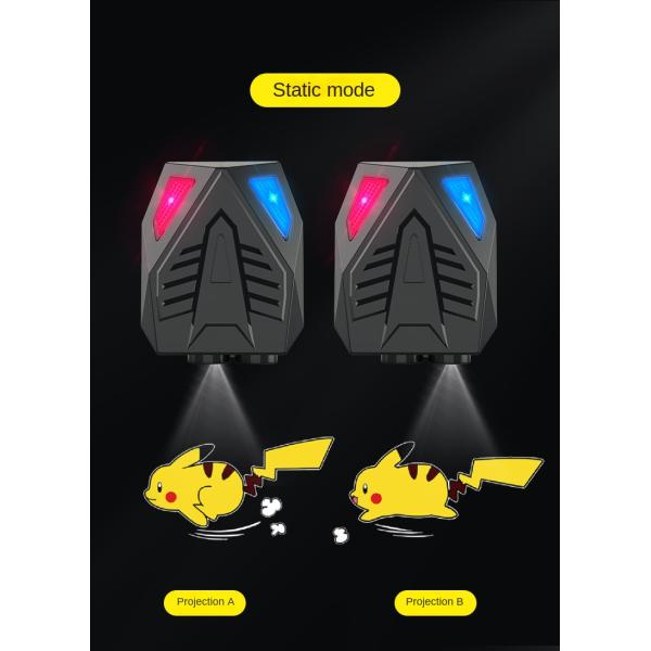 12V Universal Cute Fashion Auto Inductive Dynamic Welcoming Light Bulb Lamp for Car