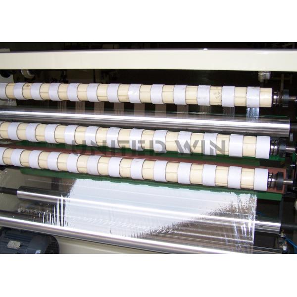 Ejes de la máquina que raja cuatro de la cinta de Bopp del animal doméstico de la pantalla táctil por completo automáticos