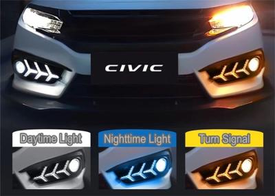 Lamborghini Style Universal Fog Lamp Rear Bumper Led Lights For Honda New Civic 2016 2018