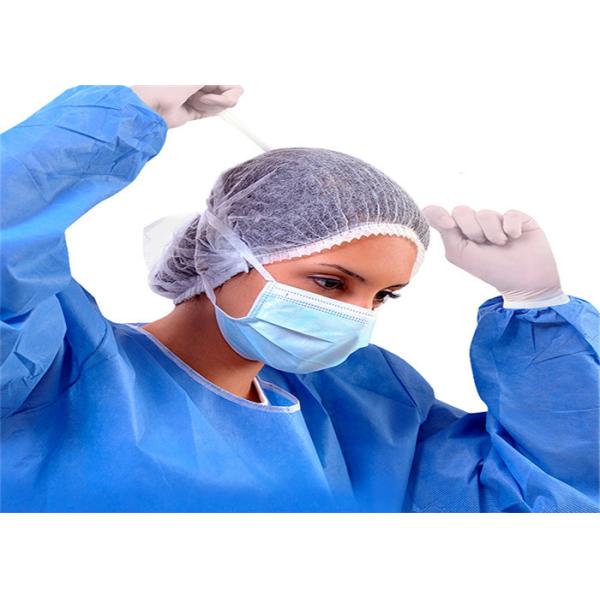 Utilisation chirurgicale jetable stérile de masque protecteur avec le bleu