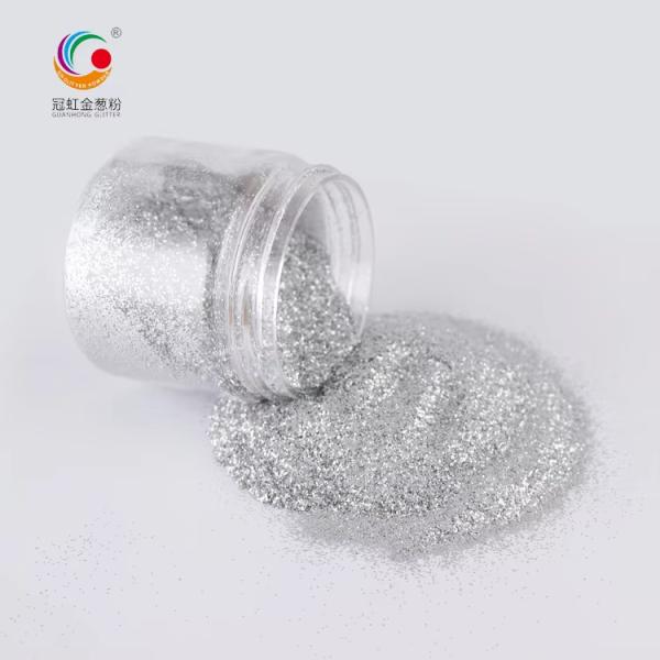 250 Degree Aluminum Silver Holographic Glitter Shimmer Injection Molding