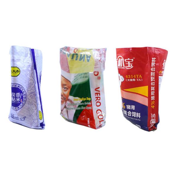 15KG Rice Bopp Laminated Woven Sacks , 25Kg Woven Polypropylene Bags For Sale