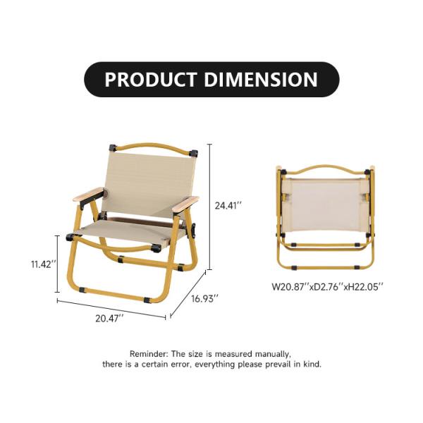 Долговечное Металлическое портативное кресло для кемпинга складное черное удобное