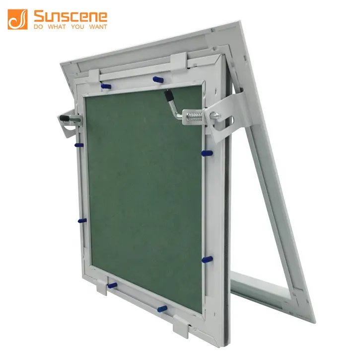 Light Drywall Ceiling Access Hatch Aluminum Contrasted Color White Moisture Proof