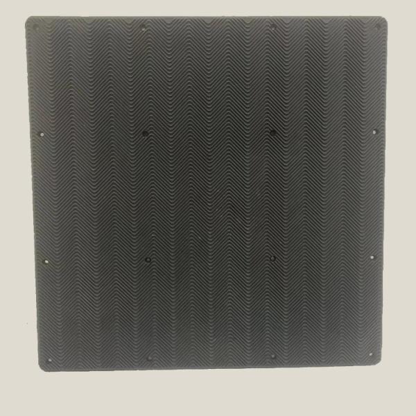 Black Equine Pool Mats Rubber Horse Stall Mats With Q235 Steel Plate