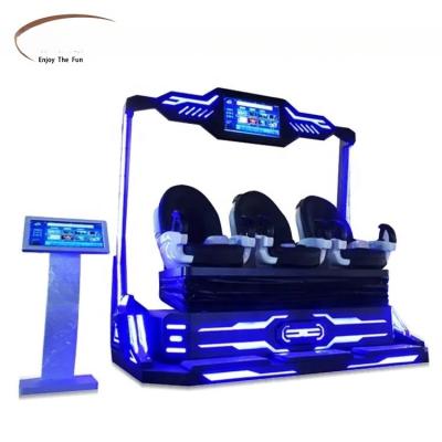3 Seats Arcade 9D VR Chair 9D Virtual Reality Cinema Simulator 245*130*245CM