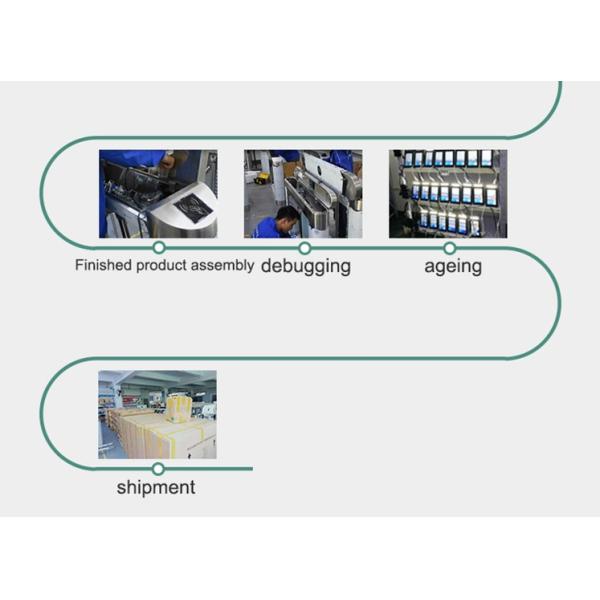 600mm Width IP44 Swing Barrier Gate with BLDC Motor for Secure Pedestrian Access Control