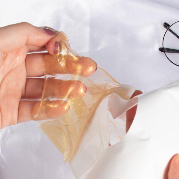 Máscara protetora pura coreana do gel do colagênio da beleza da alga do ouro 24k da máscara protetora do Hydrogel da folha