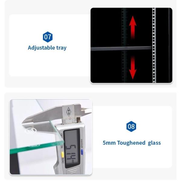600 Width 1000 Depth 42U DDF Network Server Cabinet with Removable Cabling Ports