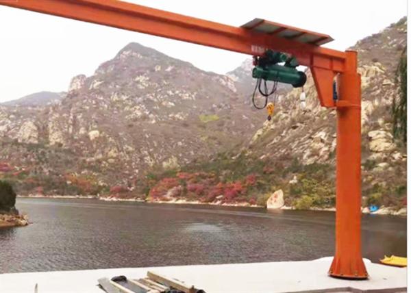 Pillar Rotary Yacht Vessel Boat Jib Crane 0.1-20m/Min Swing Arm Crane