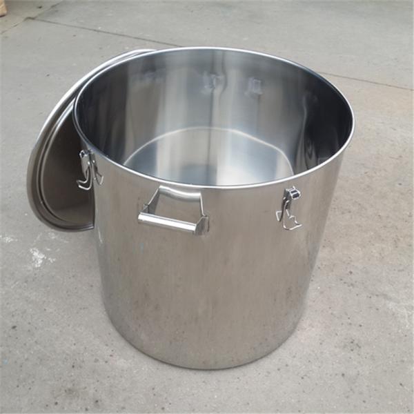 Storage Solution 1.2mm Thickness Stainless Steel Cylindrical Drum SUS304 / SUS316L For Chemical Industry