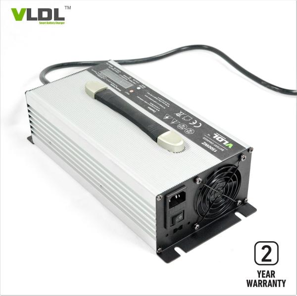 US Input Plug 60A 24V Smart Battery Charger Max 29.2V 29.4V Charging