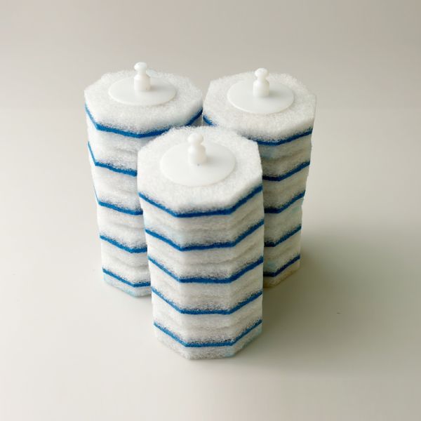 Snap-On Disposable Toilet Brush Heads – Built-In Cleaner for Hygiene