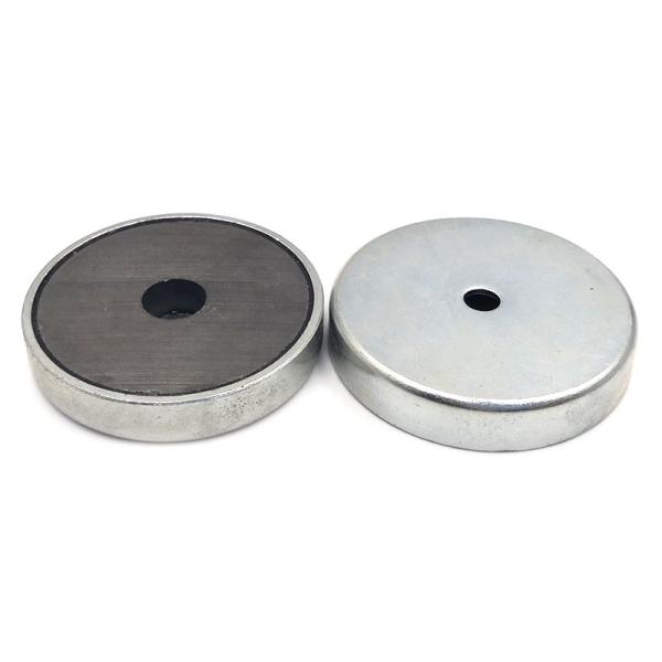 RB70 RB80 RB90 Round Base Ceramic Ferrite Pot Holding Magnet Assembly