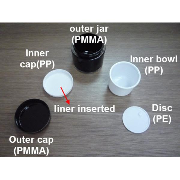 30G 50G 100G Acrylic Cream Jar plastic cream and lotion jars Luxury Cosmetic Container