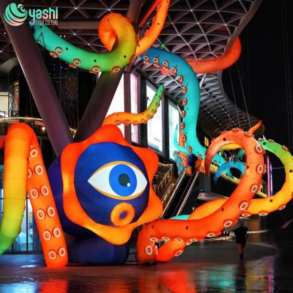 3D Waterproof Nylon Fabric Inflatable Models For Parks Outdoor Festival Activities