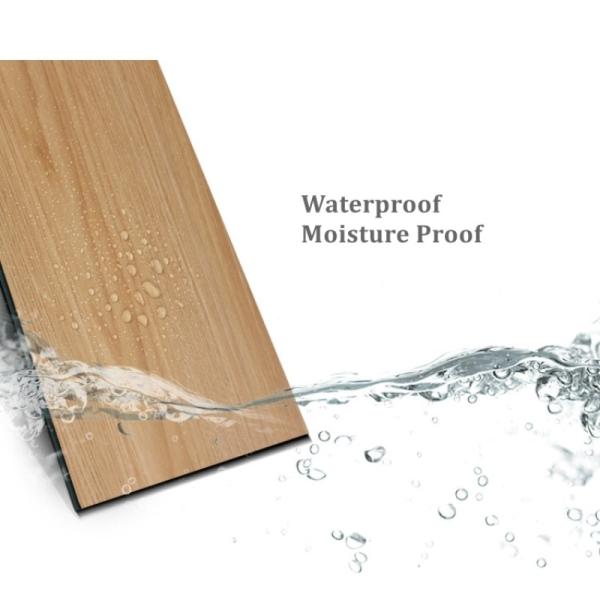 Plancher hybride en plc, plancher en plc en pierre, étanche à 8 mm