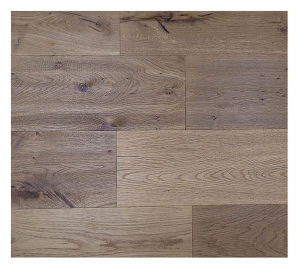 Duty Free 3 layers Oak Flooring to EU, Smoked, Handscraped, Natural Oil, Click