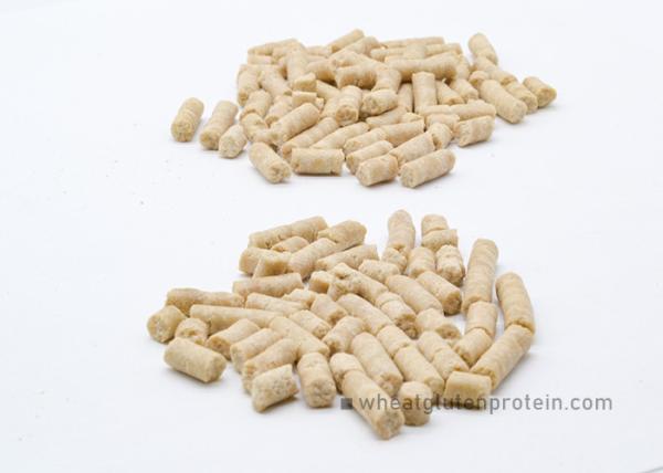 Outdoor Pond,Seawater Fish Feed Ingredient Light Yellow Wheat Protein Pellets
