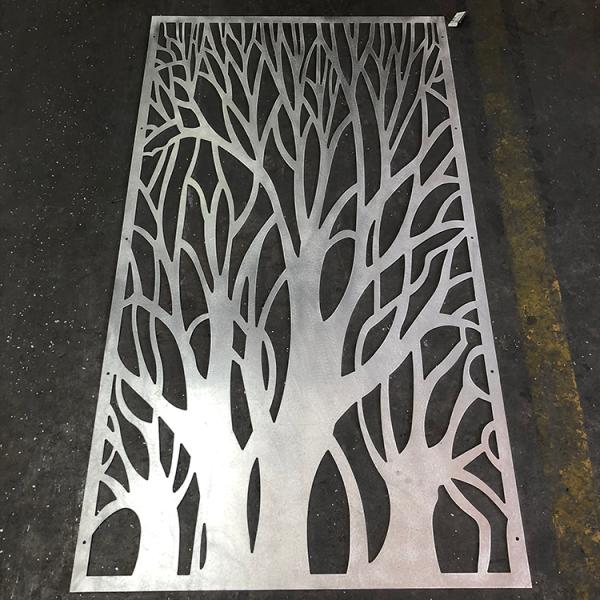 American Style Custom Laser Cut Metal  Stainless Steel Wall Panels Partition
