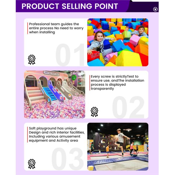 Soft Playground Park (100㎡) – Compact Indoor Play Zone for Malls & Kids Centers