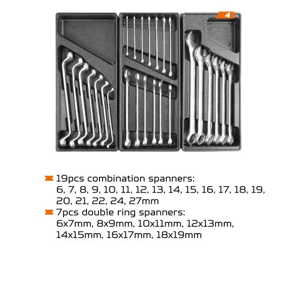 Versatile Equipments Chest Tool Set Hardware 163pcs Tools